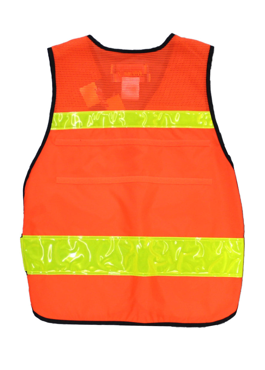 Solar 1 Clothing Orange Reflective Safety Vest