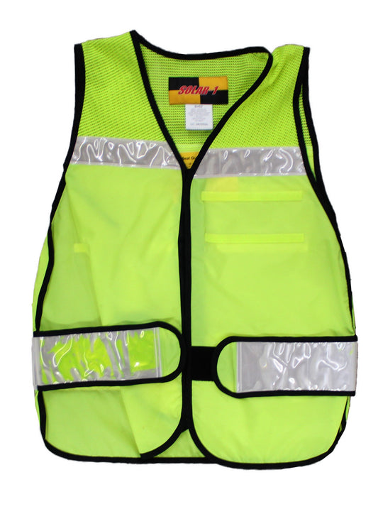 Solar 1 Clothing Yellow Reflective Safety Vest