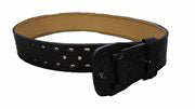 Solar 1 Duty Gear Leather Gun Belt Black
