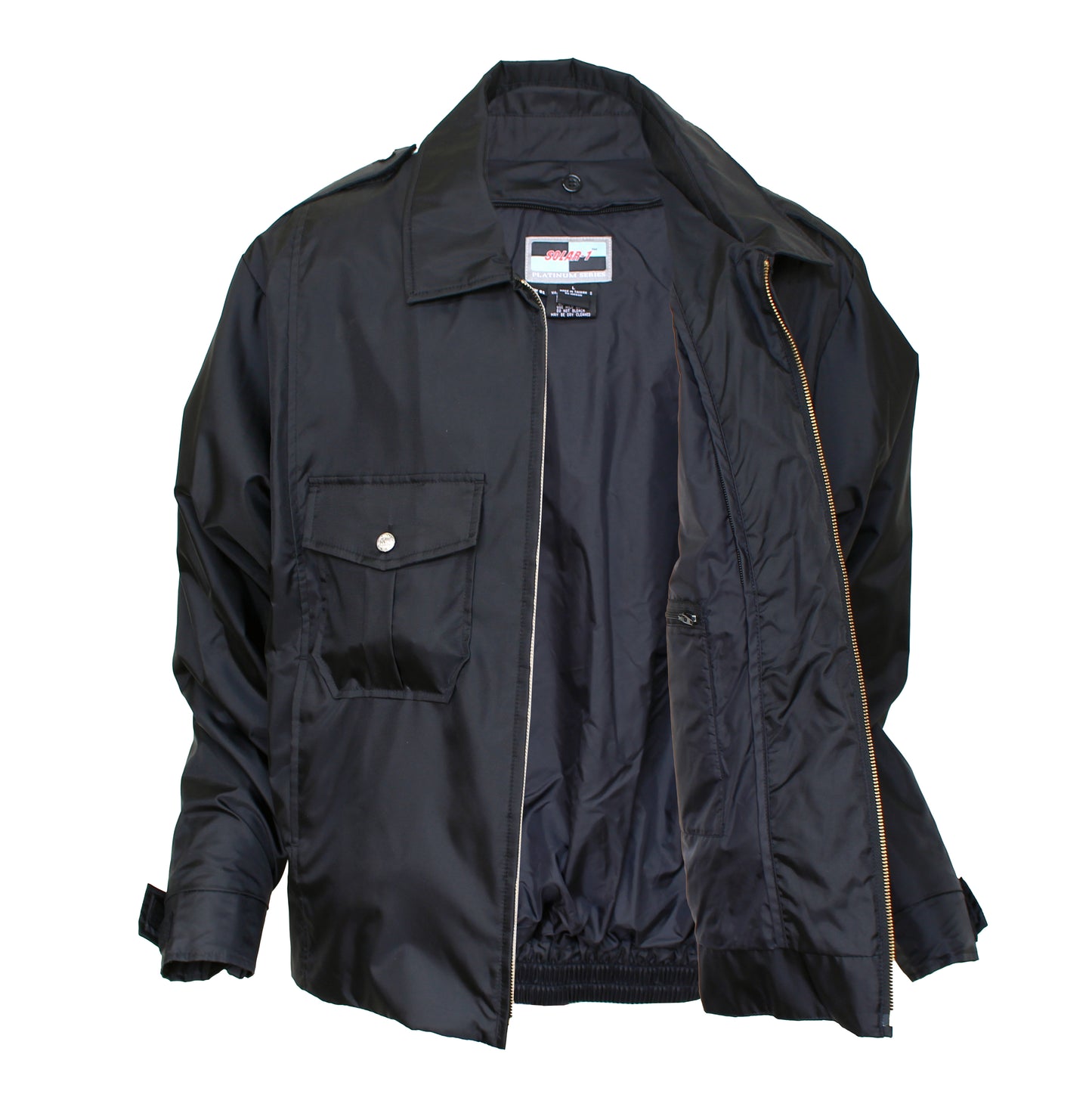 Solar 1 Clothing Police Nylon Windbreaker Duty Jacket with Removable Liner PW01